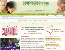 Tablet Screenshot of beyondseparation.com